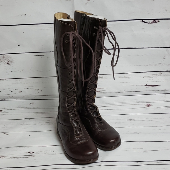Dansko Shoes - Dansko lace up leather boots sz 36 brown